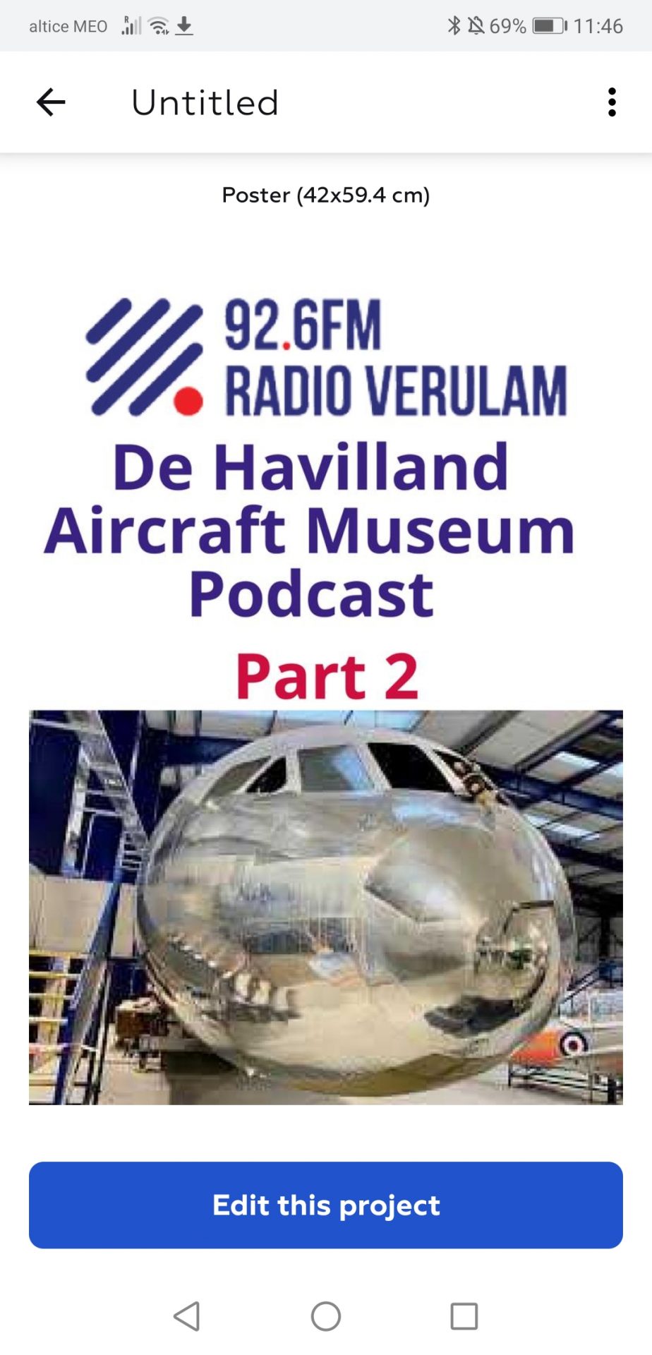 De Havilland Aircraft Museum Podcast Part 2